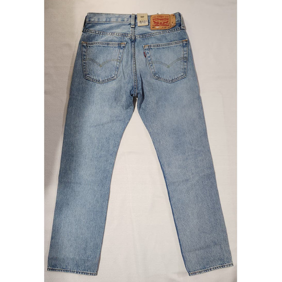 Levi's 501 original W28xL30 sit at waist with peace signs men-button fly - Picture 6 of 6